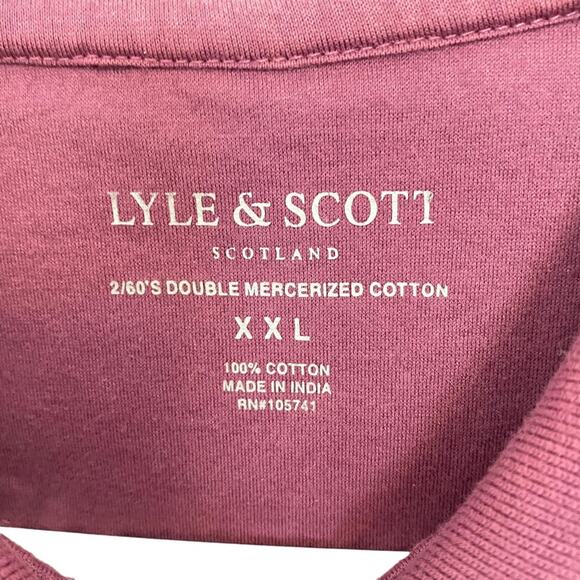 Lyle & Scott Polo Shirt Mens Size XXL 2XL Golf Scottish big & tall golf Scotland - Picture 2 of 6
